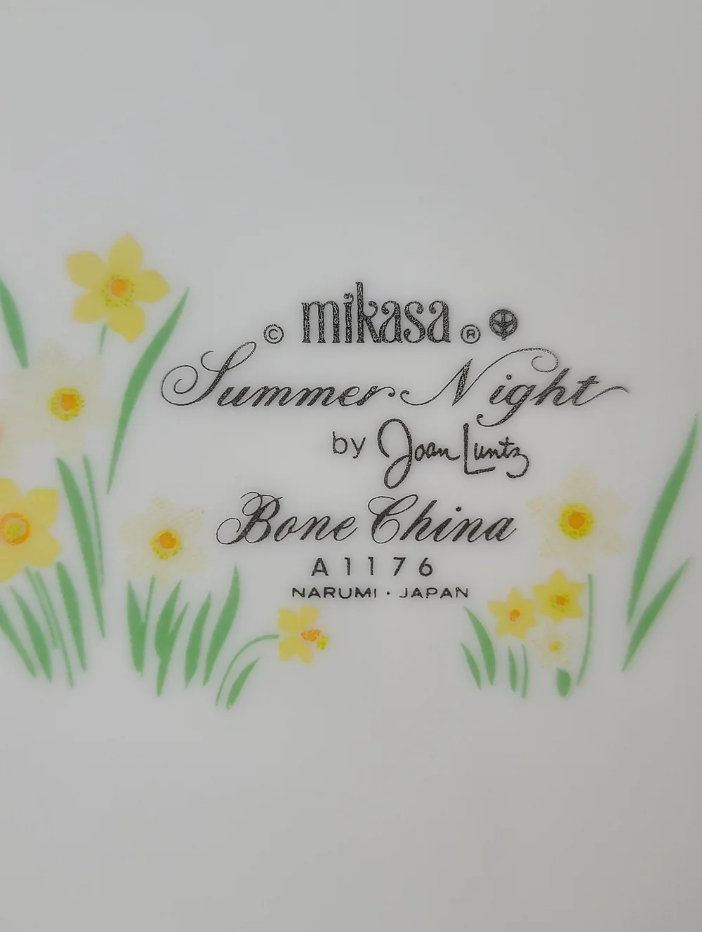 Mikasa Summer Night Joan Luntz Japan Bone China Vintage Plates- Set of Two